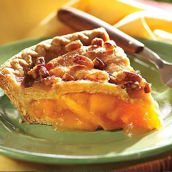 PEACH PRALINE PIE (9