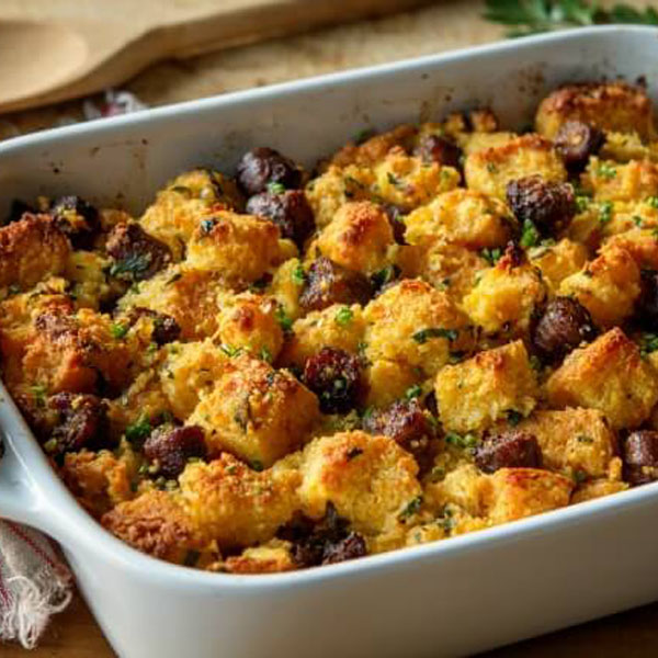 CORNBREAD SAUSAGE STUFFING