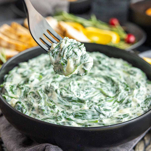 CREAMED SPINACH